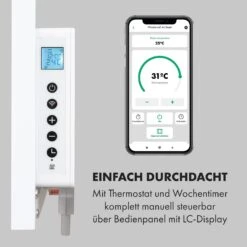 Wonderwall Air Art Smart Infrarotheizung 120x30cm 350W Wandinstallation App-Steuerung Seerosen -Haushaltsgeräte Geschäft 10035119 de 0007 logo