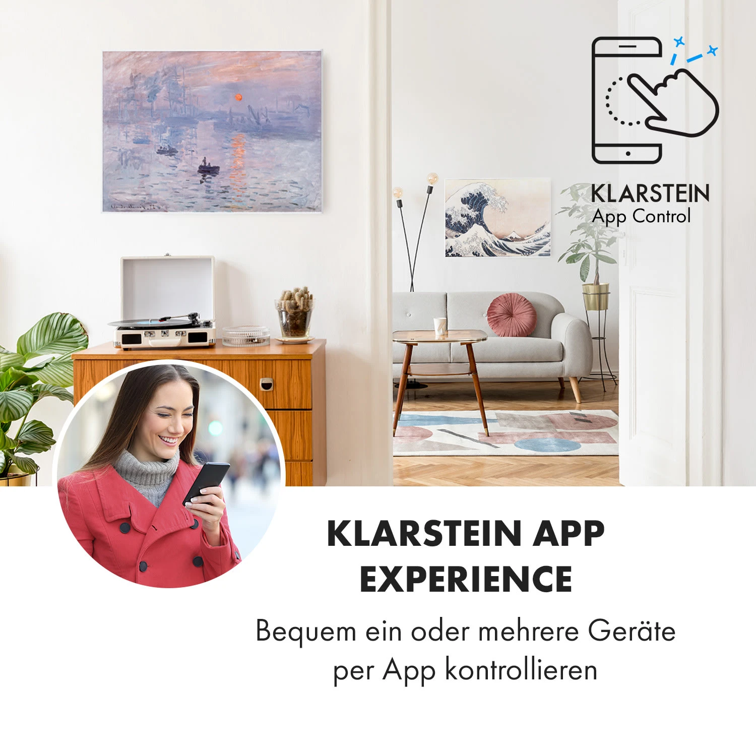 Wonderwall Air Art Smart Infrarotheizung 80x60cm 500W Wandmontage Sonnenaufgang 2 Wonderwall Air Art Smart Infrarotheizung 80x60cm 500W Wandmontage Sonnenaufgang – Bild 2