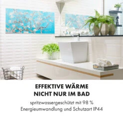 Wonderwall Air Art Smart Infrarotheizung 120x60cm 700W Wandinstallation App-Steuerung Mandelblüten -Haushaltsgeräte Geschäft 10035127 de 0006 logo