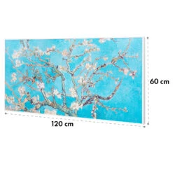 Wonderwall Air Art Smart Infrarotheizung 120x60cm 700W Wandinstallation App-Steuerung Mandelblüten -Haushaltsgeräte Geschäft 10035127 yy 0009 logo Klarstein WonderwallAirArt Smart 700W60x120 Blsm