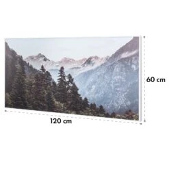 Wonderwall Air Art Smart Infrarotheizung 120x60cm 700W Wandinstallation App-Steuerung Berge -Haushaltsgeräte Geschäft 10035129 yy 0009 logo Klarstein WonderwallAirArt Smart 700W60x120 Mntn