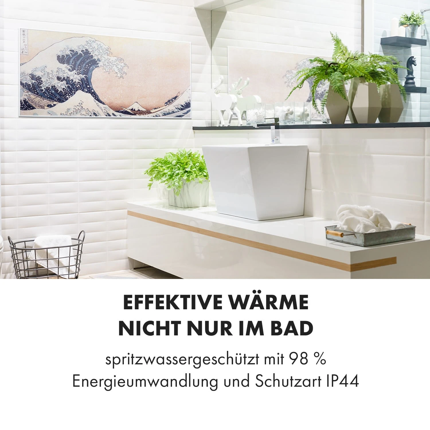 Wonderwall Air Art Smart Infrarotheizung 120x60cm 700W Wandinstallation App-Steuerung Wellen 6 Wonderwall Air Art Smart Infrarotheizung 120x60cm 700W Wandinstallation App-Steuerung Wellen – Bild 6