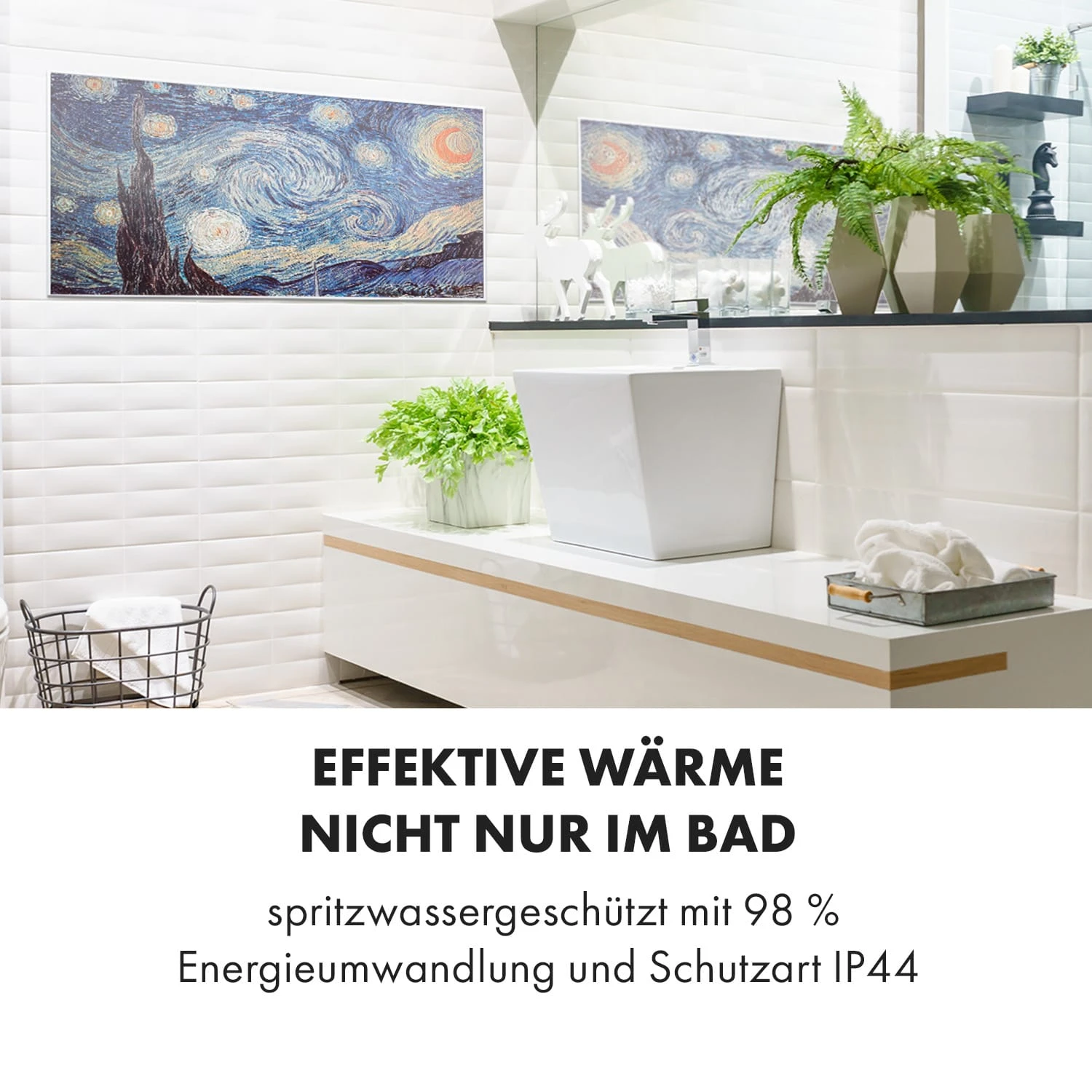 Wonderwall Air Art Smart Infrarotheizung 120x60cm 700W Wandinstallation App-Steuerung Sternennacht 6 Wonderwall Air Art Smart Infrarotheizung 120x60cm 700W Wandinstallation App-Steuerung Sternennacht – Bild 6