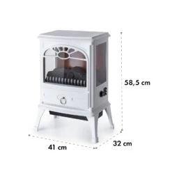 Leoben Elektrischer Kamin 900 / 1800 W Thermostat PanoramaView 15 Leoben Elektrischer Kamin 900 / 1800 W Thermostat PanoramaView -Haushaltsgeräte Geschäft 10035148 yy 0008 logo Klarstein Leoben Elektrischer Kamin Weiss