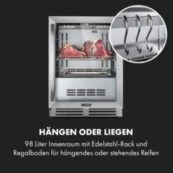 Steakhouse Pro Fleischreifeschrank 98 Ltr 1-25°C Touch Edelstahltür 14 Steakhouse Pro Fleischreifeschrank 98 Ltr 1-25°C Touch Edelstahltür -Haushaltsgeräte Geschäft 10035176 de 0005 logo