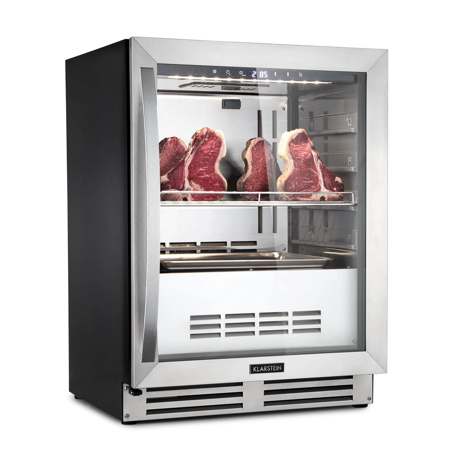 Steakhouse Pro Fleischreifeschrank 98 Ltr 1-25°C Touch Edelstahltür 1 Steakhouse Pro Fleischreifeschrank 98 Ltr 1-25°C Touch Edelstahltür