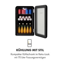 PopLife Getränkekühler Kühlschrank 70 Liter 0-10 °C Retro-Design LED 11 PopLife Getränkekühler Kühlschrank 70 Liter 0-10 °C Retro-Design LED -Haushaltsgeräte Geschäft 10035178 de 0003 logo
