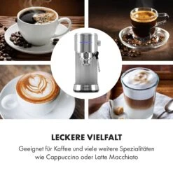 Futura Espressomaker 20 Bar 1450 Watt 20 Bar Wassertank: 1,25 Liter Rostfreier Edelstahl -Haushaltsgeräte Geschäft 10035183 de 0005 logo