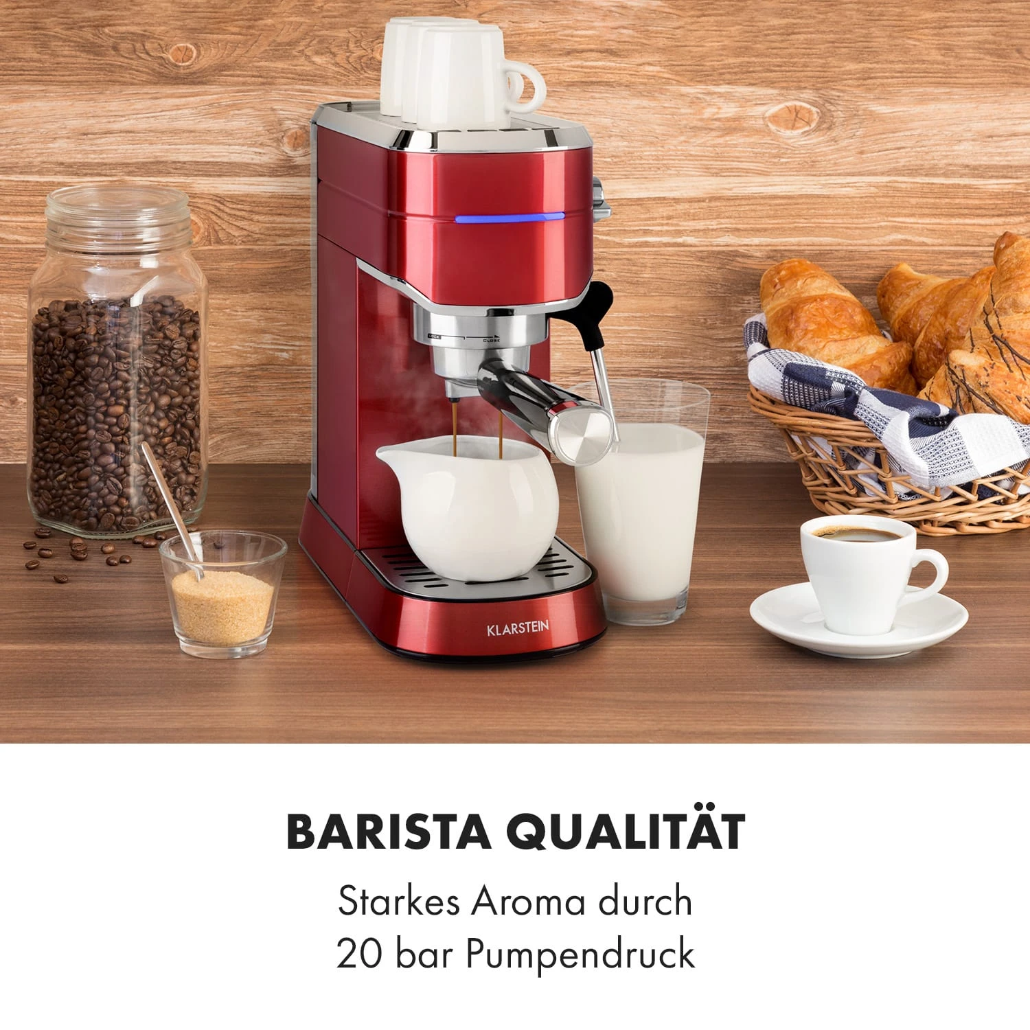 Futura Espressomaker 20 Bar 1450 Watt 20 Bar Wassertank: 1,25 Liter Rostfreier Edelstahl 2 Futura Espressomaker 20 Bar 1450 Watt 20 Bar Wassertank: 1,25 Liter Rostfreier Edelstahl – Bild 2