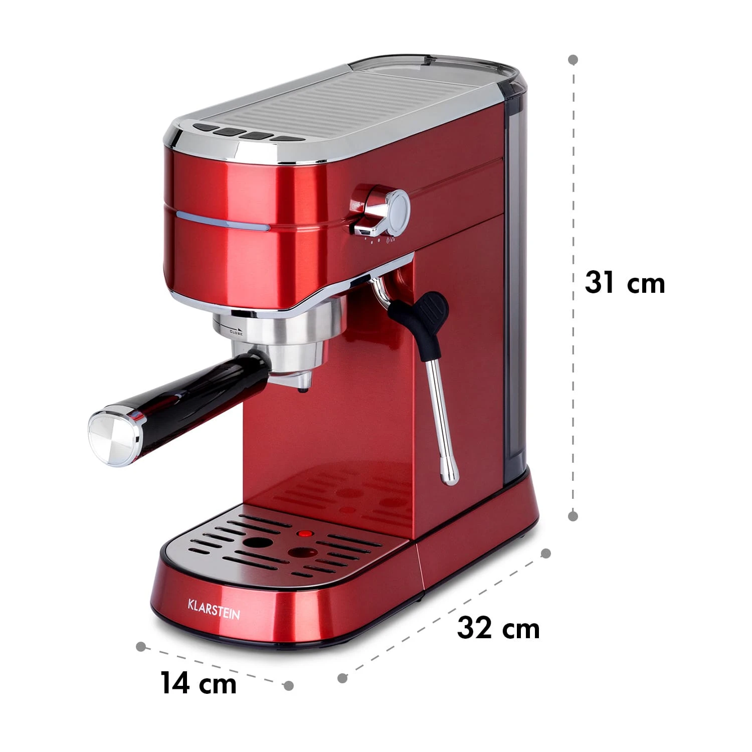 Futura Espressomaker 20 Bar 1450 Watt 20 Bar Wassertank: 1,25 Liter Rostfreier Edelstahl 10 Futura Espressomaker 20 Bar 1450 Watt 20 Bar Wassertank: 1,25 Liter Rostfreier Edelstahl – Bild 10