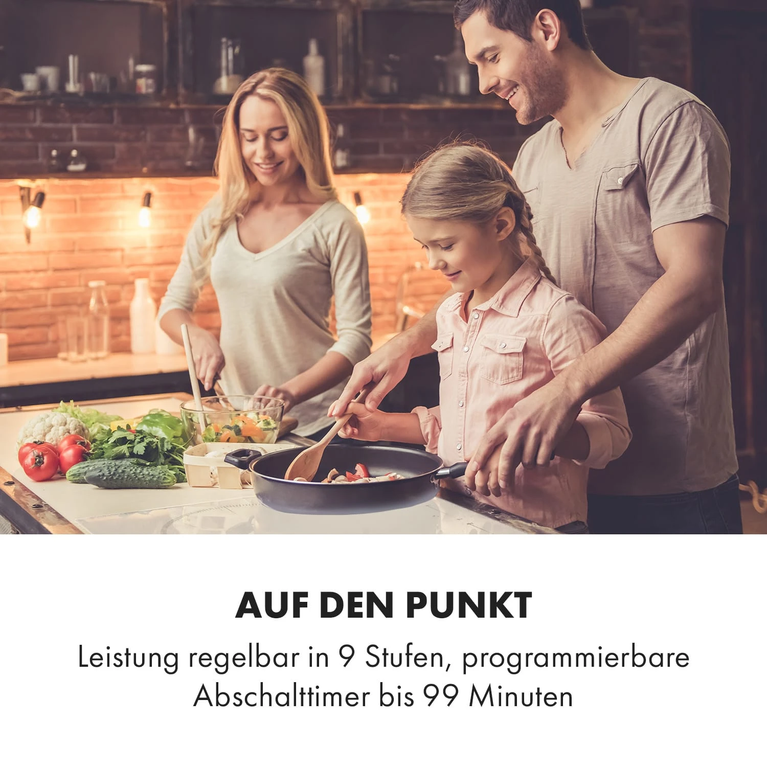 Delicatessa 77 Hybrid Einbaukochfeld Induktion 4 Zonen 7000W 2 Delicatessa 77 Hybrid Einbaukochfeld Induktion 4 Zonen 7000W – Bild 2