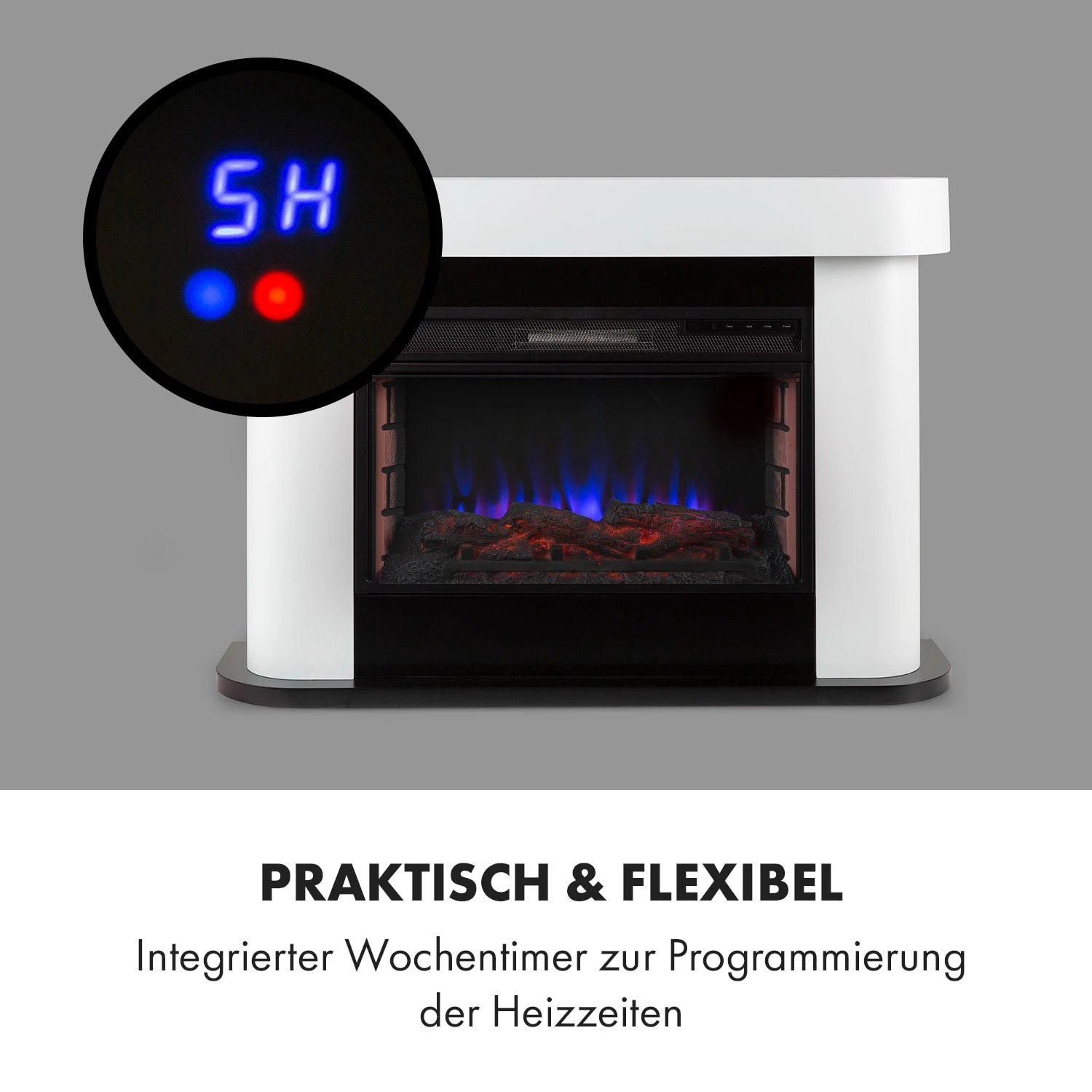 Aargau Smart Elektrischer Kamin 1000/2000W LED 18-27 °C Wochentimer 10 Aargau Smart Elektrischer Kamin 1000/2000W LED 18-27 °C Wochentimer – Bild 10