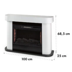 Aargau Smart Elektrischer Kamin 1000/2000W LED 18-27 °C Wochentimer 23 Aargau Smart Elektrischer Kamin 1000/2000W LED 18-27 °C Wochentimer -Haushaltsgeräte Geschäft 10035204 yy 0012 logo Klarstein HeatRetreat Aargau Smart Elektrokamin