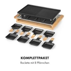 Tournedo Raclette 1200W Aluminiumguss 8 Personen Holz-Dekor -Haushaltsgeräte Geschäft 10035219 de 0008 logo