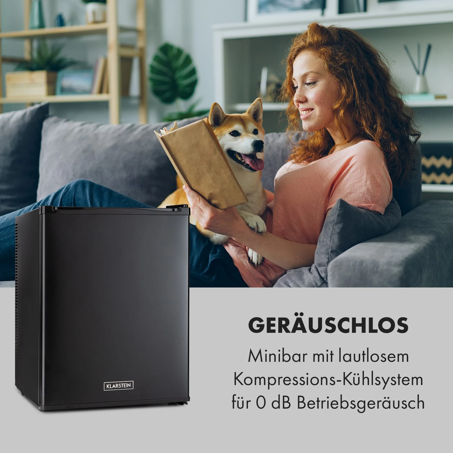 Klarstein Happy Hour Minibar 40L 5-15°C 23 DB LED-Licht 2 Klarstein Happy Hour Minibar 40L 5-15°C 23 DB LED-Licht – Bild 2