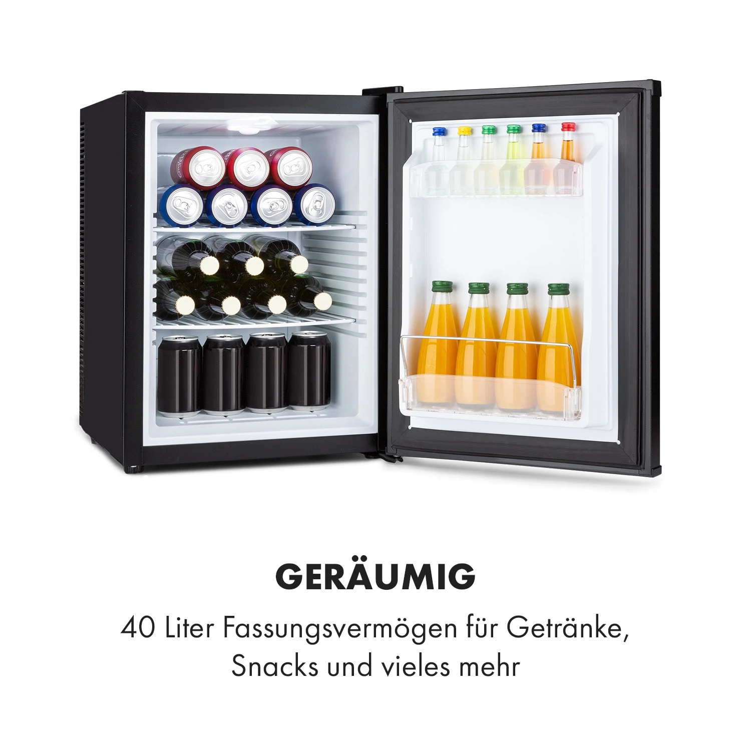 Klarstein Happy Hour Minibar 40L 5-15°C 23 DB LED-Licht 4 Klarstein Happy Hour Minibar 40L 5-15°C 23 DB LED-Licht – Bild 4