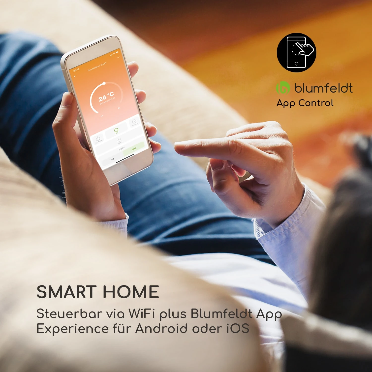 Cosmic Beam Smart 30 Infrarot-Heizstrahler 3000W App-Steuerung Fernbedienung 2 Cosmic Beam Smart 30 Infrarot-Heizstrahler 3000W App-Steuerung Fernbedienung – Bild 2