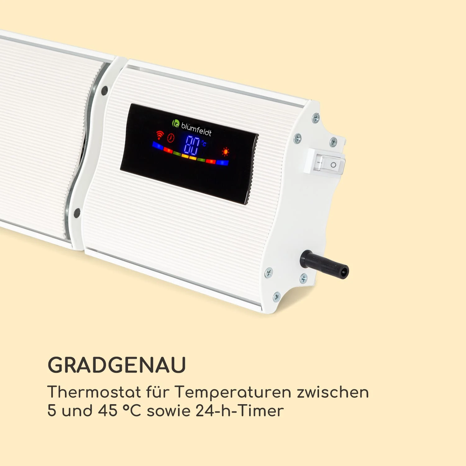 Cosmic Beam Smart 30 Infrarot-Heizstrahler 3000W App-Steuerung Fernbedienung 5 Cosmic Beam Smart 30 Infrarot-Heizstrahler 3000W App-Steuerung Fernbedienung – Bild 5