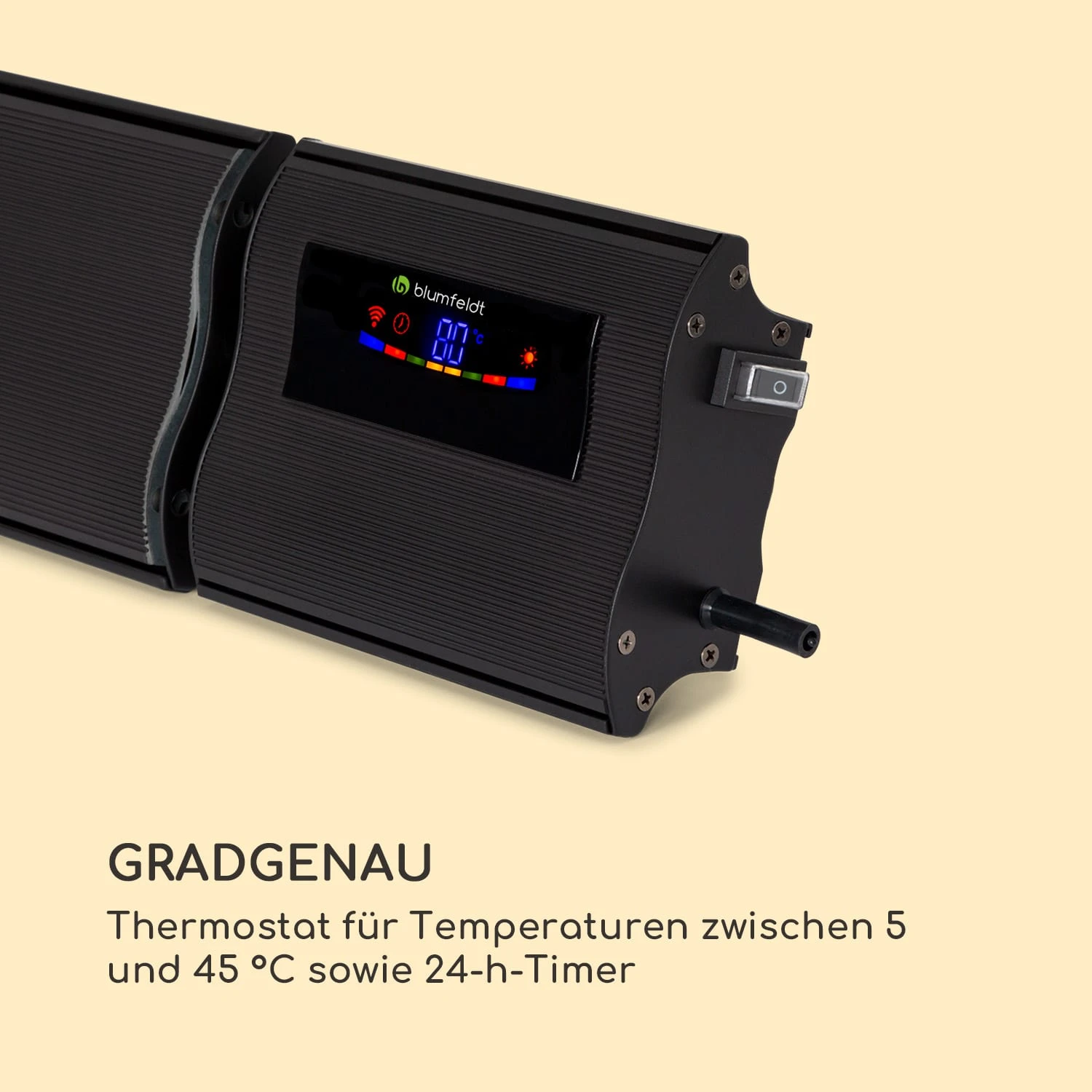 Cosmic Beam Smart 24 Infrarot-Heizstrahler 2400W App-Steuerung Fernbedienung 5 Cosmic Beam Smart 24 Infrarot-Heizstrahler 2400W App-Steuerung Fernbedienung – Bild 5