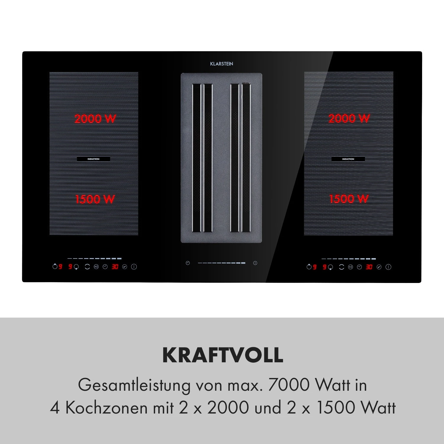 Full House 2.0 DownAir System Induktionsherd Dunstabzugshaube 271 M³/h 5 Full House 2.0 DownAir System Induktionsherd Dunstabzugshaube 271 M³/h – Bild 5