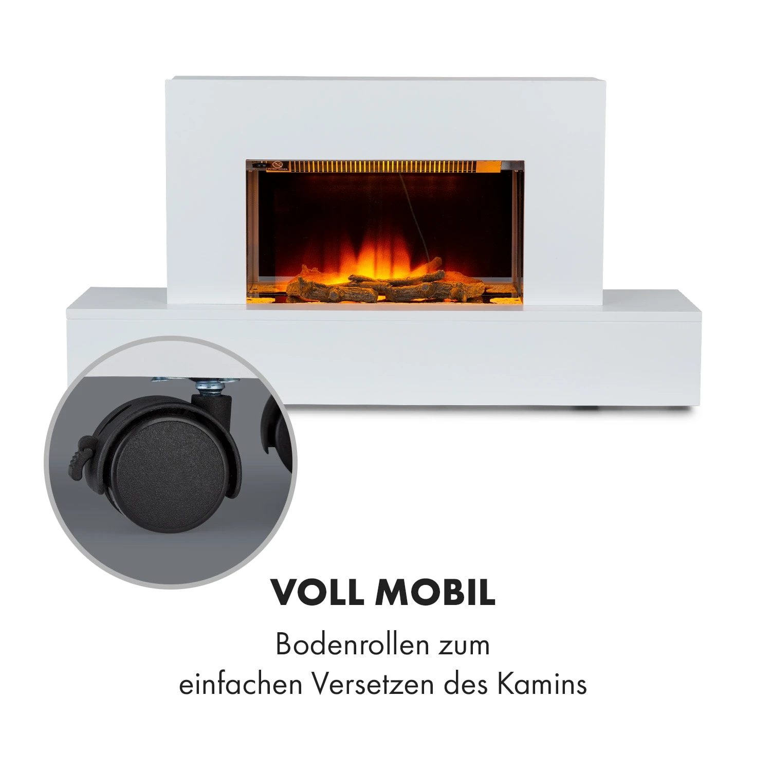 Heat 'n Beat Elektrischer Kamin 900/1800W LED Bluetooth-Speaker Flammenillusion 4 Heat 'n Beat Elektrischer Kamin 900/1800W LED Bluetooth-Speaker Flammenillusion – Bild 4