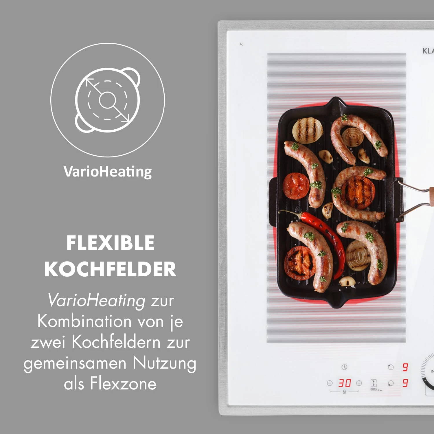 Delicatessa 60 Prime Induktionskochfeld 4 Zonen 7000W Timer 3 Delicatessa 60 Prime Induktionskochfeld 4 Zonen 7000W Timer – Bild 3