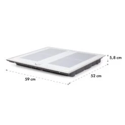 Delicatessa 60 Prime Induktionskochfeld 4 Zonen 7000W Timer 21 Delicatessa 60 Prime Induktionskochfeld 4 Zonen 7000W Timer -Haushaltsgeräte Geschäft 10035267 yy 0011 logo Klarstein Delicatessa 60 Prime Kochfeld weiss