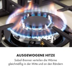 Victoria 4 Zonen Gaskochfeld 4-flammig Sabaf-Brenner Glaskeramik -Haushaltsgeräte Geschäft 10035270 de 0003 logo