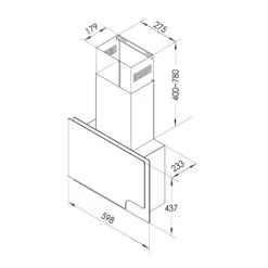 Amelia Dunstabzugshaube 123W 60x47x23,5cm LED-Beleuchtung Touch Glas -Haushaltsgeräte Geschäft 10035280 yy 0007 logo