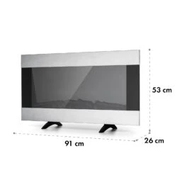 Basel Illumine Elektrokamin Flammenillusion 2000 W 2 Stufen Dimmbar 17 Basel Illumine Elektrokamin Flammenillusion 2000 W 2 Stufen Dimmbar -Haushaltsgeräte Geschäft 10035297 yy 0009 logo Klarstein Basel Illumine Elektrokamin