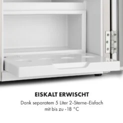 Audrey Mini 2in1 Kühlschrank EEC F Gefrierfach LED -Haushaltsgeräte Geschäft 10035310 de 0004 logo