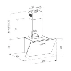 Silver Lining 90 Dunstabzugshaube 90cm 568m³/h EEK A Edelstahl 22 Silver Lining 90 Dunstabzugshaube 90cm 568m³/h EEK A Edelstahl -Haushaltsgeräte Geschäft 10035318 yy 0011 logo Klarstein Silver Lining 90 Dunstabzugshaube
