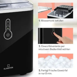 Chillout Eiswürfelmaschine Bulleteis 12kg/24h Wassertank: 1,5 L 10 Chillout Eiswürfelmaschine Bulleteis 12kg/24h Wassertank: 1,5 L -Haushaltsgeräte Geschäft 10035320 de 0004 usp