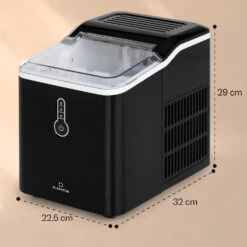 Chillout Eiswürfelmaschine Bulleteis 12kg/24h Wassertank: 1,5 L 13 Chillout Eiswürfelmaschine Bulleteis 12kg/24h Wassertank: 1,5 L -Haushaltsgeräte Geschäft 10035320 yy 0011 dimensions