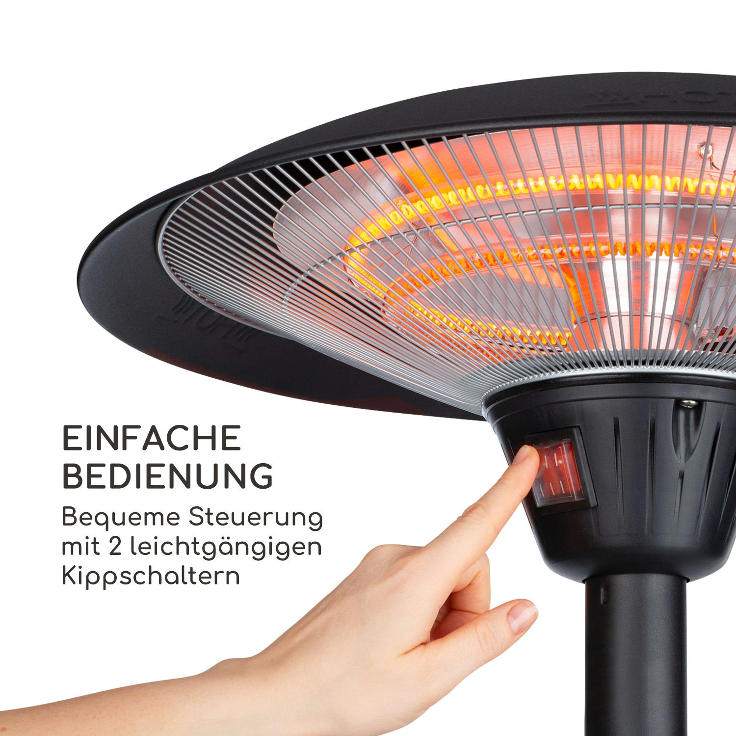 Loras Infrarot-Heizstrahler Carbon-Heizspiralen 2100W IP44 5 Loras Infrarot-Heizstrahler Carbon-Heizspiralen 2100W IP44 – Bild 5