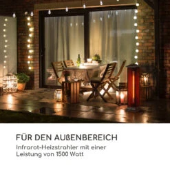 Heat Tower Infrarot-Heizstrahler 1500W Carbon-Heizelement IP55 -Haushaltsgeräte Geschäft 10035348 de 0003 logo