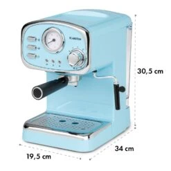 Espressionata Gusto Espressomaschine 1100W 15 Bar Druck -Haushaltsgeräte Geschäft 10035377 yy 0009 logo Klarstein Espressionata Gusto Espressomaschine