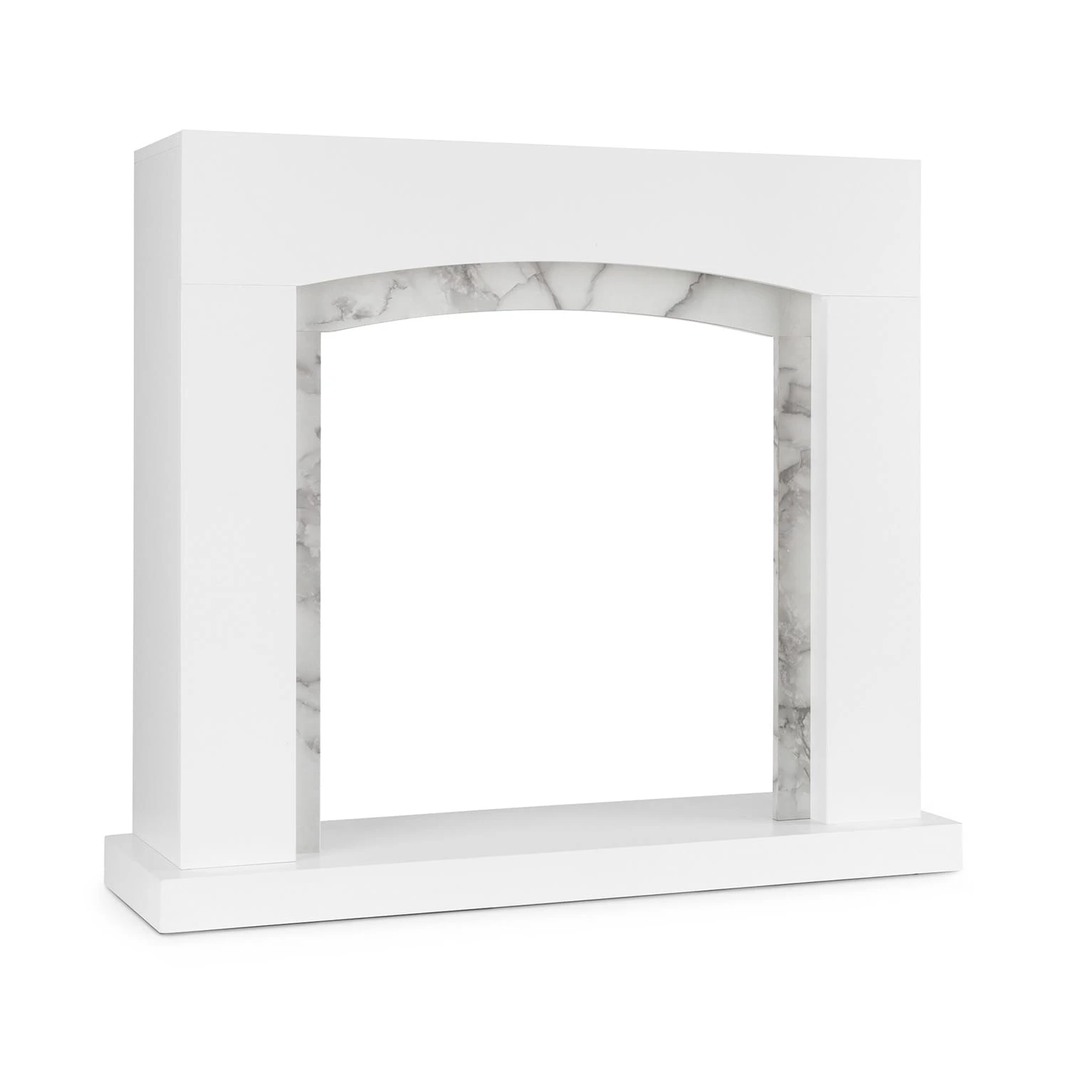 Studio Frame II Kamingehäuse MDF Marmordekoration 1 Studio Frame II Kamingehäuse MDF Marmordekoration