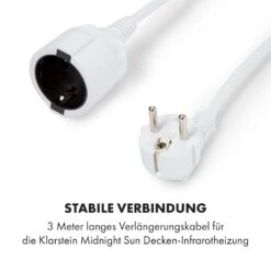 Midnight Sun Decken-Infrarotheizung 3 Meter Verlängerungskabel 5 Midnight Sun Decken-Infrarotheizung 3 Meter Verlängerungskabel -Haushaltsgeräte Geschäft 10035420 de 0003 logo