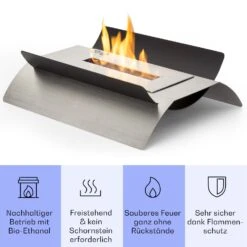 Phantasma Graca Ethanol-Kamin Rauch- & Geruchlos Bio-Ethanol -Haushaltsgeräte Geschäft 10035456 de 0003 usp