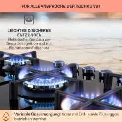 Illuminosa 5 Gaskochfeld 5-flammig Sabaf-Brenner Glaskeramik 13 Illuminosa 5 Gaskochfeld 5-flammig Sabaf-Brenner Glaskeramik -Haushaltsgeräte Geschäft 10035465 de 0005 usp