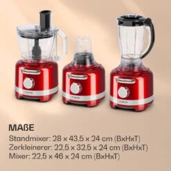 Luca Multifunktionsmixer 1000 W 3 L Stufenlose Geschwindigkeit 6 Modi -Haushaltsgeräte Geschäft 10035486 de 0007 logo