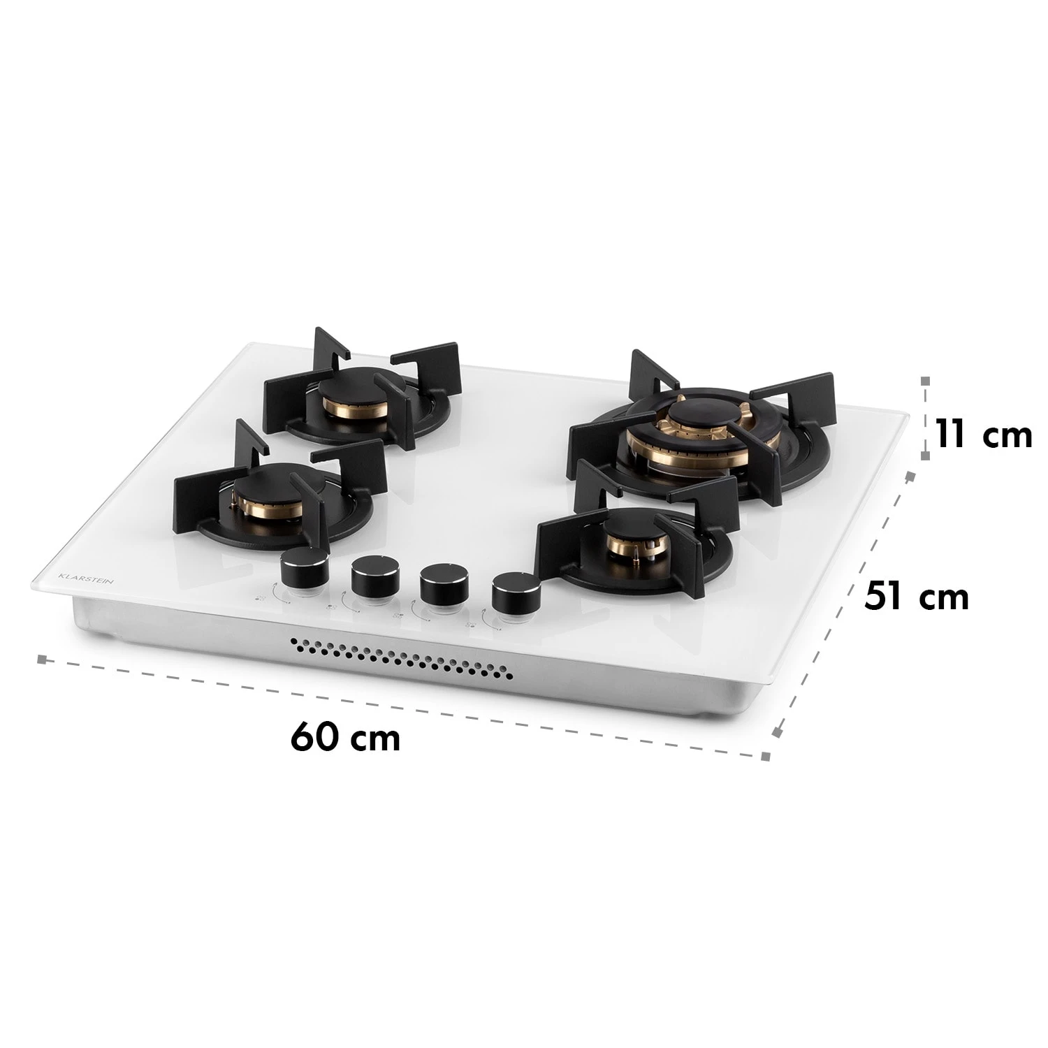 Goldflame 4 Gaskochfeld 4-flammig Messing-Brenner Glaskeramik 10 Goldflame 4 Gaskochfeld 4-flammig Messing-Brenner Glaskeramik – Bild 10