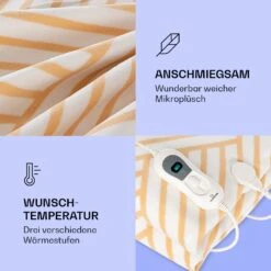 Dr. Watson XXL Heizdecke 3 Stufen Waschbar 200x180cm Mikroplüsch -Haushaltsgeräte Geschäft 10035502 de 0003 logo