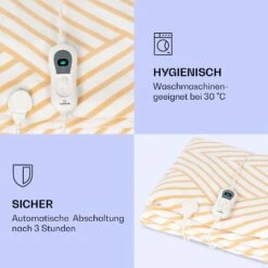 Dr. Watson XXL Heizdecke 3 Stufen Waschbar 200x180cm Mikroplüsch -Haushaltsgeräte Geschäft 10035502 de 0004 logo