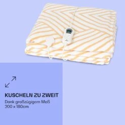 Dr. Watson XXL Heizdecke 3 Stufen Waschbar 200x180cm Mikroplüsch -Haushaltsgeräte Geschäft 10035502 de 0005 logo