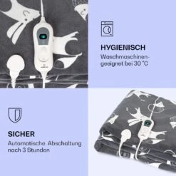 Dr. Watson XXL Heizdecke 3 Stufen Waschbar 200x180cm Coral Fleece -Haushaltsgeräte Geschäft 10035503 de 0004 logo