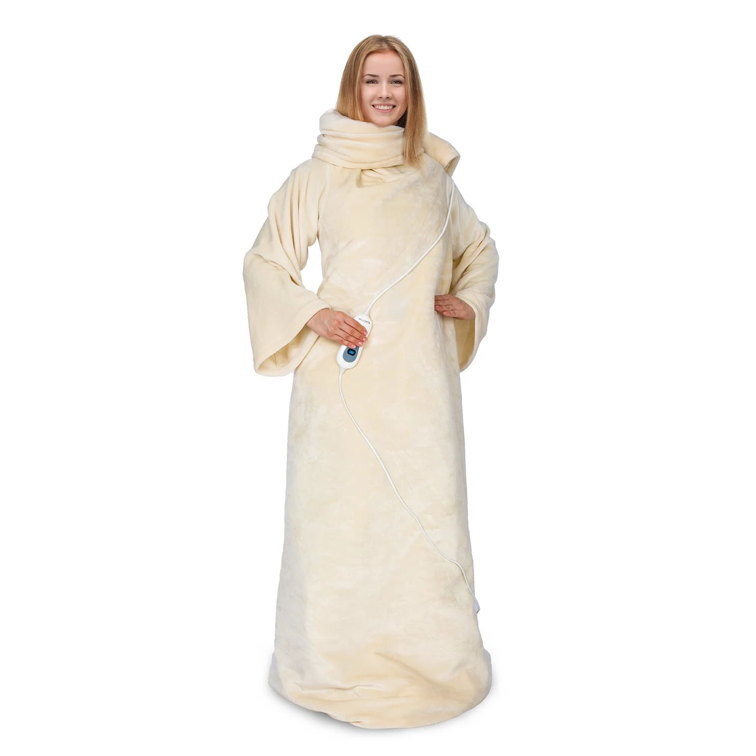Slanket Heizdecke Mit Ärmeln 120W 155x180cm Coral Fleece 1 Slanket Heizdecke Mit Ärmeln 120W 155x180cm Coral Fleece