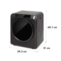 EZ Dry Wäschetrockner Ablufttrockner 1500W 6kg 60cm 16 EZ Dry Wäschetrockner Ablufttrockner 1500W 6kg 60cm -Haushaltsgeräte Geschäft 10035544 yy 0008 logo Klarstein Waeschetrockner EZ Dry grau