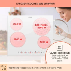 Virtuosa 4 Einbaukochfeld 4 Zonen 6500W Glaskeramik 11 Virtuosa 4 Einbaukochfeld 4 Zonen 6500W Glaskeramik -Haushaltsgeräte Geschäft 10035552 de 0003 usp